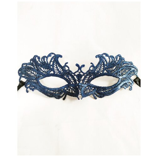 фото Синяя кружевная маска classica (8772) giacometti