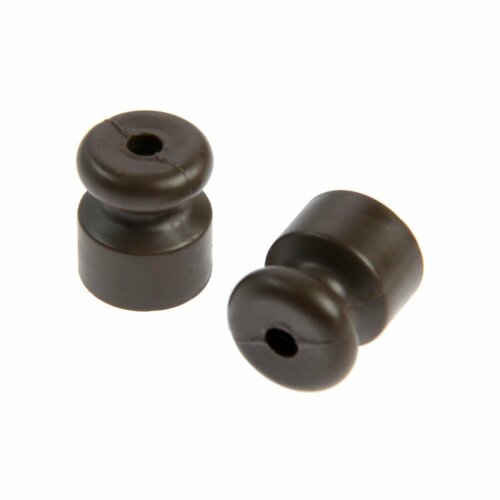 Изолятор для провода роликовый цвет дуб 100 шт 1994₽