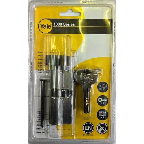 Цилиндровый механизм Yale 1000 Series (L70 30в/40) бронза yale 113 series long shackle padlock 25 mm brass