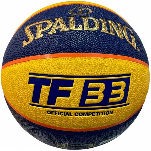 фото Мяч баскетбольный spaldind tf-33 official game ball, р.6, 76-257z, fiba approved spalding