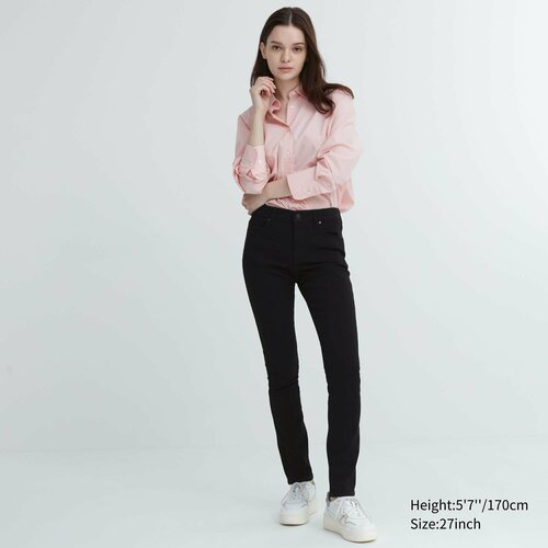 Джинсы  Uniqlo, размер W23 L28, черный