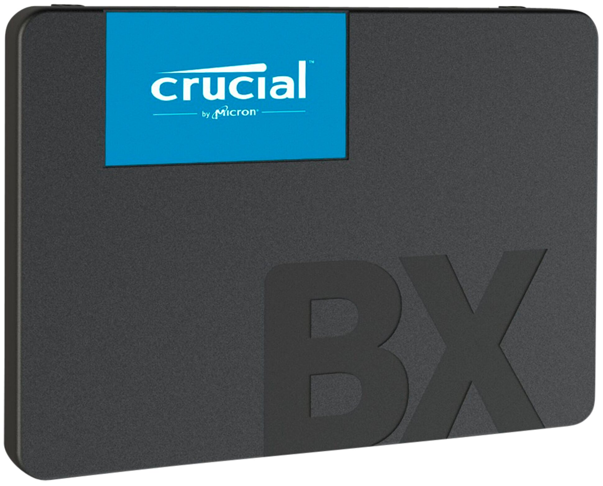 Твердотельный накопитель SSD Crucial BX500, 500GB, 2.5" 7mm, SATA3, 3D TLC, R/W 550/500MB/s, IOPs 95 000/61 000, TBW 120, DWPD 0.2 (12 мес.)