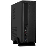 Корпус mATX Exegate MI-207U-350W-8 EX288781RUS черный, БП M350 с вент. 8см, USB, USB3.0, аудио