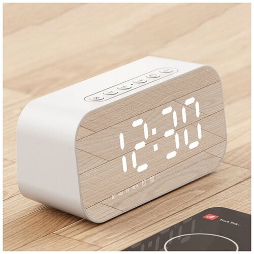Часы-колонка Havit M3 Alarm Clock Bluetooth Speaker White