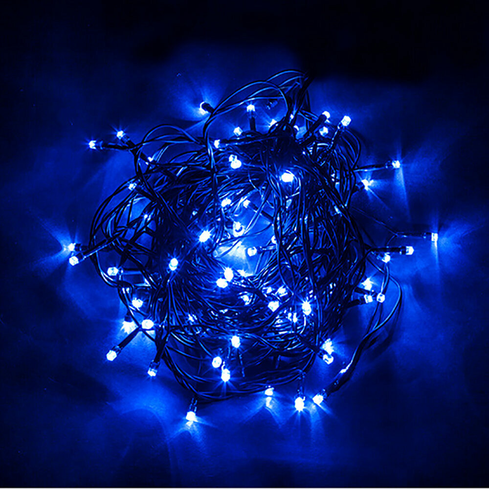 Светодиодная гирлянда Feron CL05 линейная 10м +1.5м 230V синий c питанием от сети 32307 - фото №4