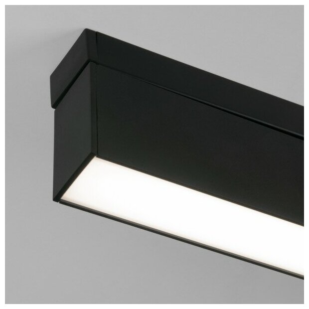 Трековый однофазный светодиодный светильник Elektrostandard X-Line LTB53, 10 Вт, 4200 K, цвет черный матовый