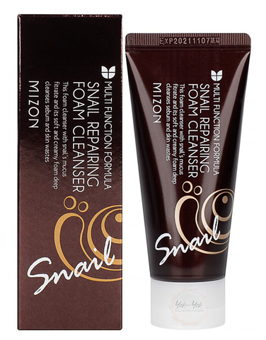 Mizon - Пенка c муцином улитки "Snail Repairing Foam Cleanser Mini", 30ml - фотография № 10