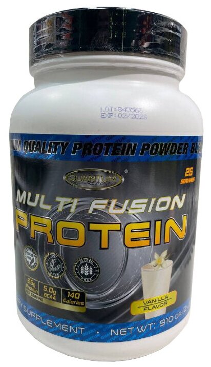 Quantum Nutraceuticals Multi Fusion Protein 910 гр (ваниль)