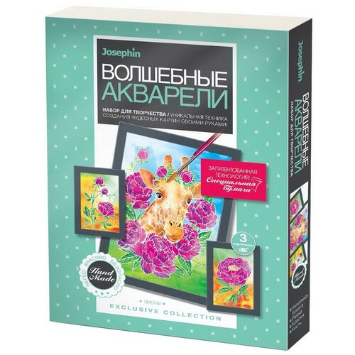 Раскраска Josephin Волшебные акварели, Пионы (737108)