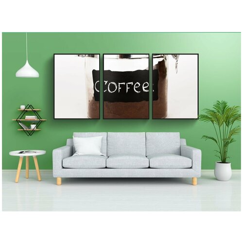 фото Набор модулных постеров для интерьера "капучино, металл, старый" 60x90 см. в тубусе, без рамки lotsprints