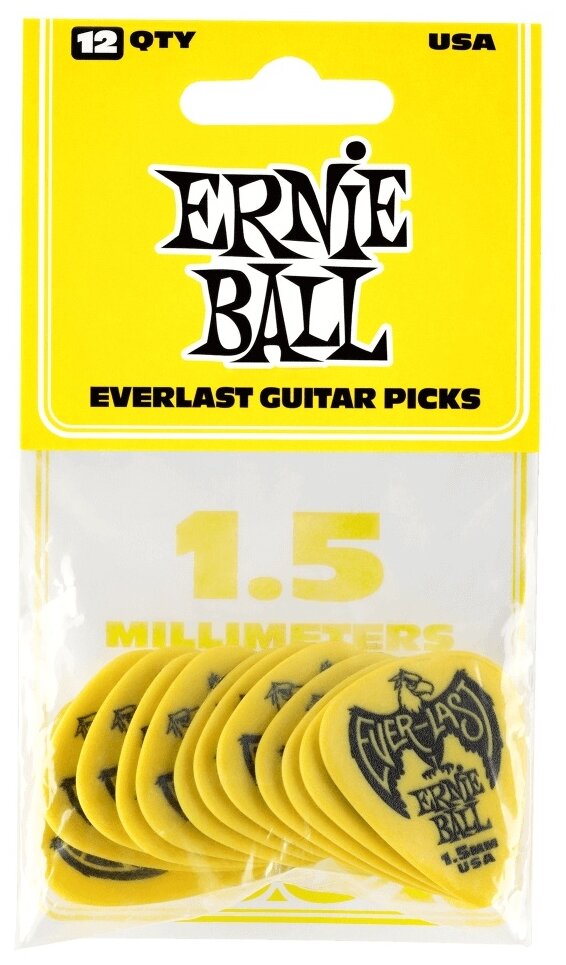 Медиатор Ernie Ball Everlast 15 мм 9195