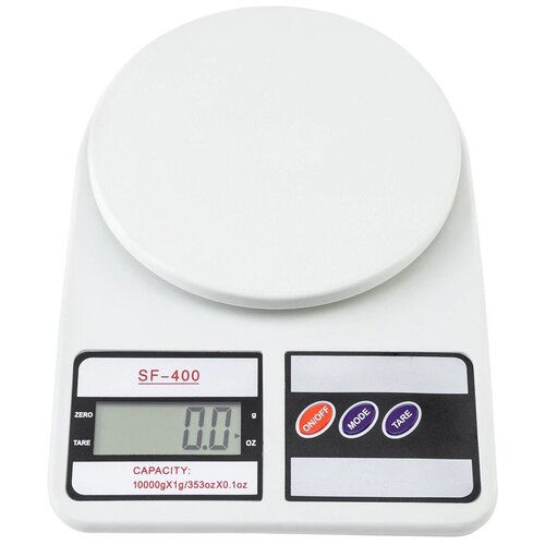 Электронные Кухонные весы SF-400, 10 кг, белый