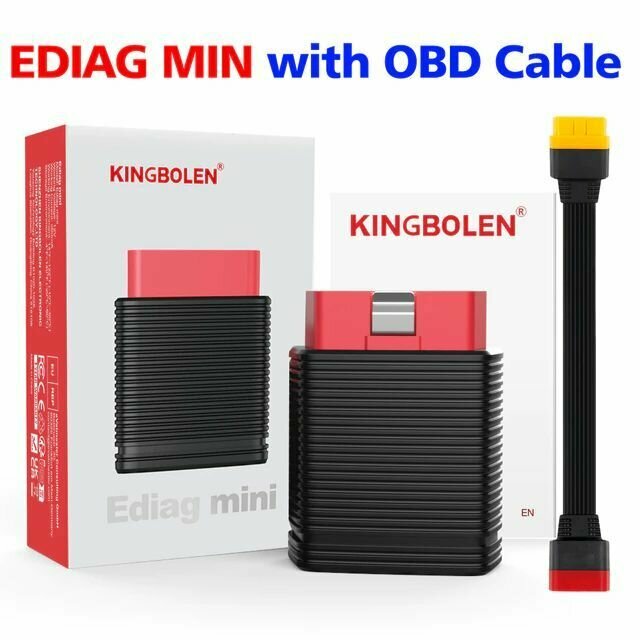 Супер сканер OBD2 Ediag Mini + удлинитель OBD разъема