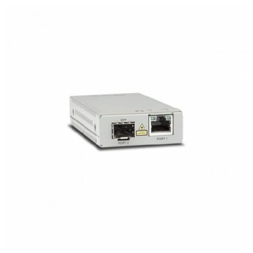 Медиаконвертер Allied Telesis AT-MMC2000/SP-960 TAA (Federal) 10/100/1000T to 100/1000X/SFP Media & Rate Converter, Multi-region PSU