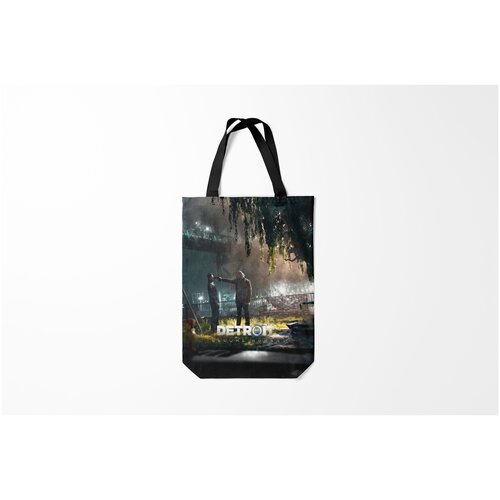 фото Сумка-шоппер / 31х42 см / геймерам / detroit become human burnettie