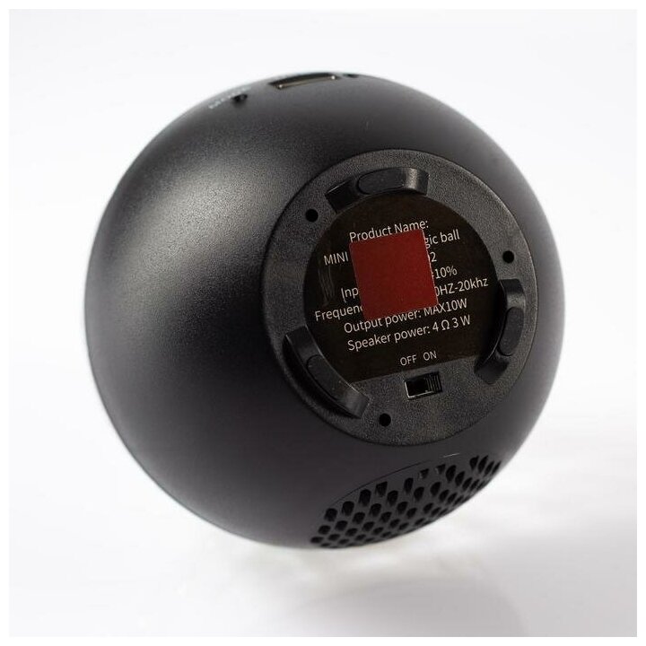 Световой прибор «Сфера» 12 см, динамик, пульт ДУ, свечение RGB, 5 В - фотография № 10