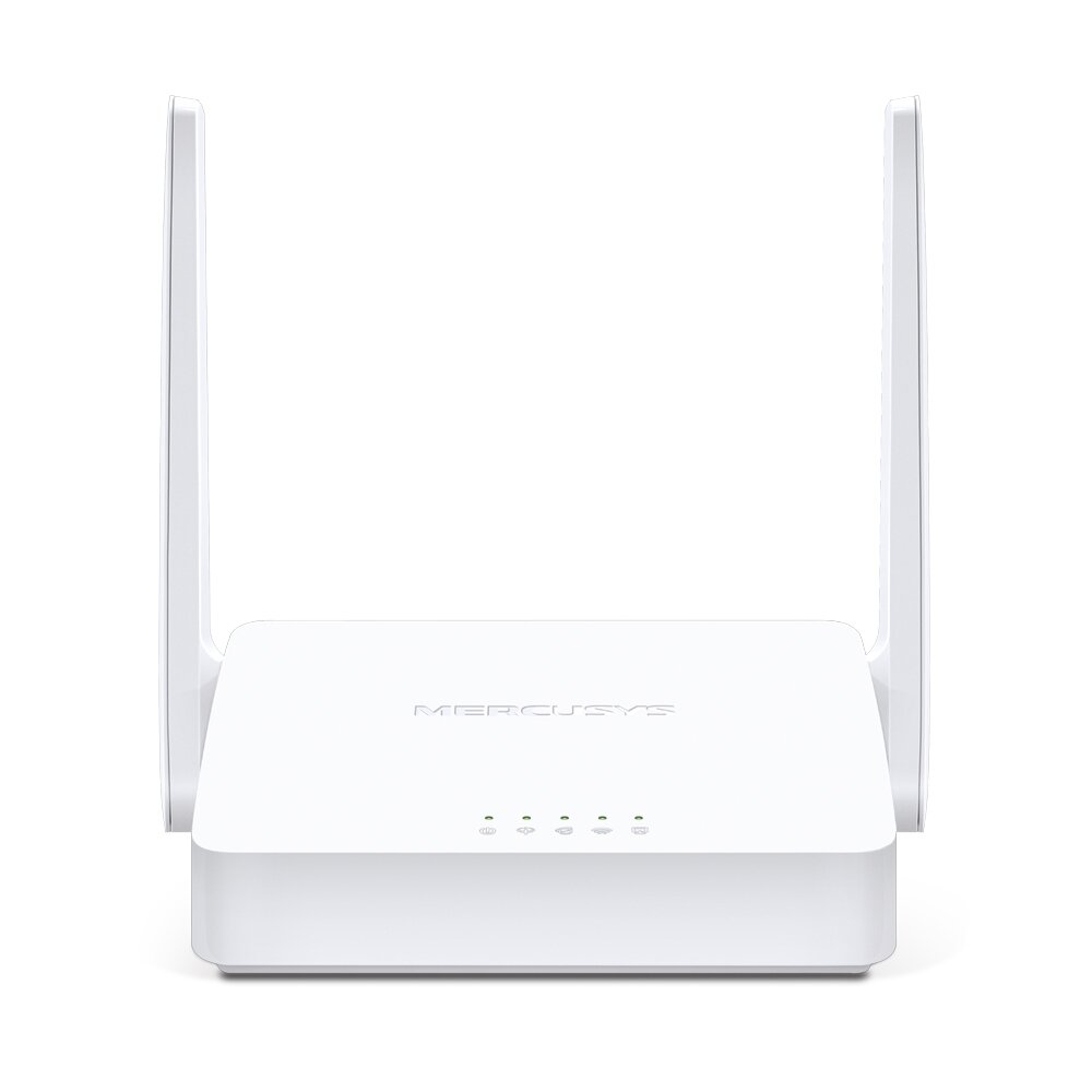 Wi-Fi роутер Mercusys MW300D с ADSL2+ модемом 300Мбит/с (белый)