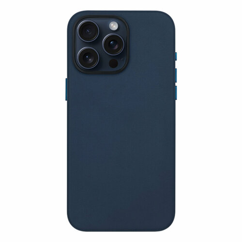 чехол leather case kzdoo noble collection для iphone 15 pro 6 1 темно синий 11 Чехол Leather Case KZDOO Noble Collection для iPhone 15 Pro Max 6.7, темно-синий (11)