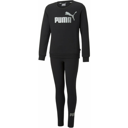 Костюм спортивный PUMA, размер 140, черный