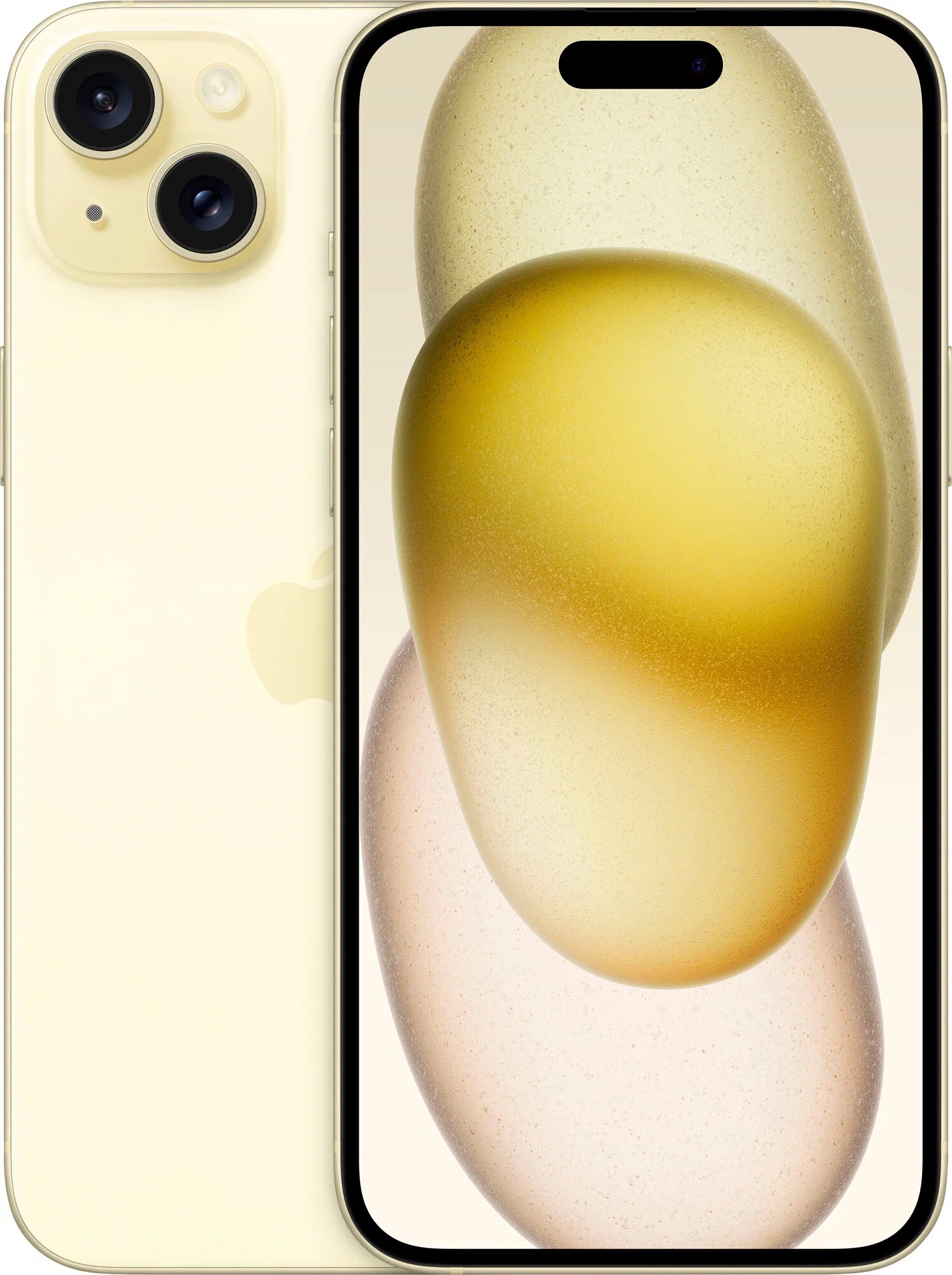 Смартфон Apple iPhone 15 Plus 128 ГБ, Dual: nano SIM + eSIM, Yellow | Желтый