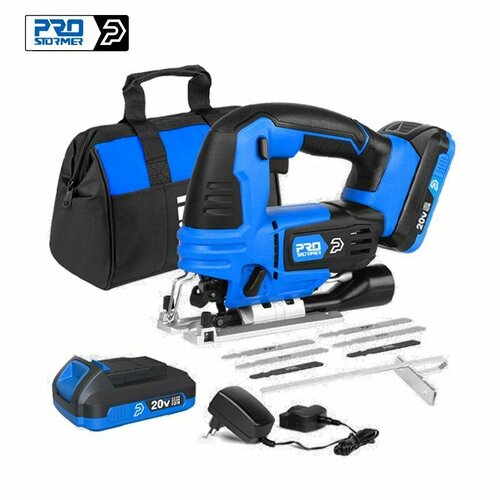 20V Бесшнуровая кривая пила с быстрой сменой ножей Литиевый аккумулятор 2000mah 2 Оксфордский пакет 1 электрические инструменты Prostormer 919200₽