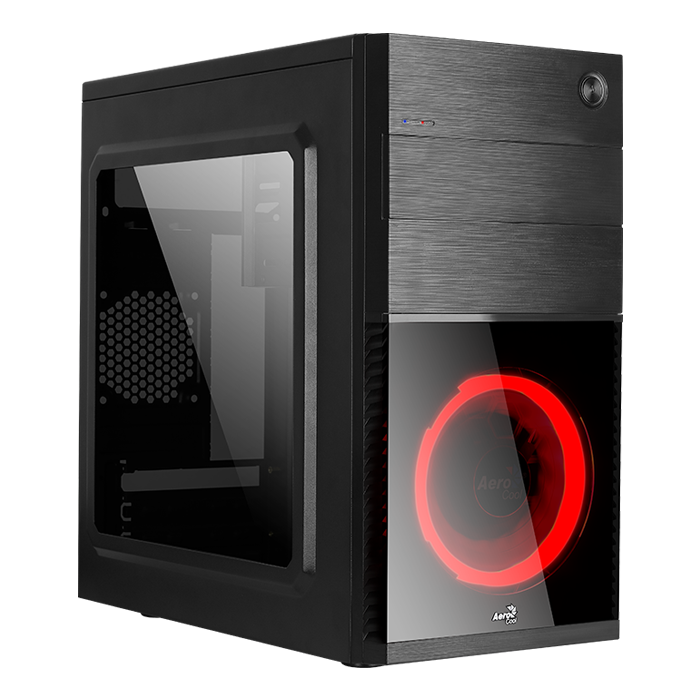 Компьютерный корпус AeroCool CS-105 Red черный