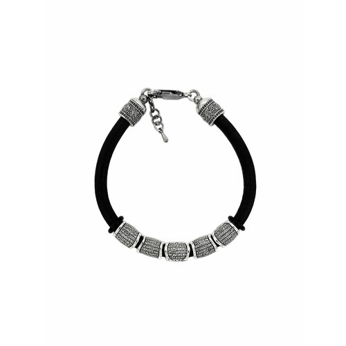 Браслет Малахит Православный Символ Веры, серебро, 925 проба, чернение, диаметр 5 см., длина 22.5 см.