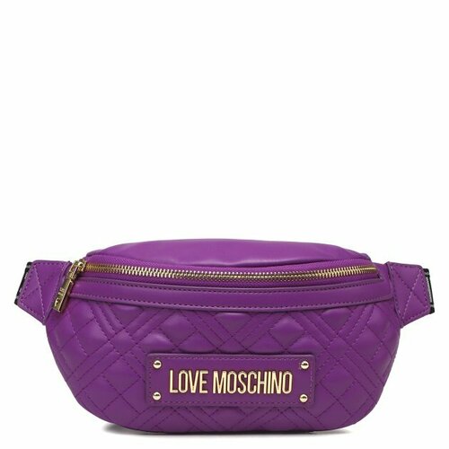 Сумка поясная LOVE MOSCHINO, фиолетовый сумка поясная love moschino зеленый