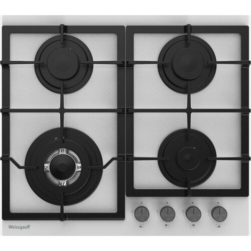 Варочная панель Weissgauff HGG 641 WGV WOK-конфорка 3 года гарантии автоматический электроподжиг Рукоятки Hi-Tech газ-контроль 1599000₽