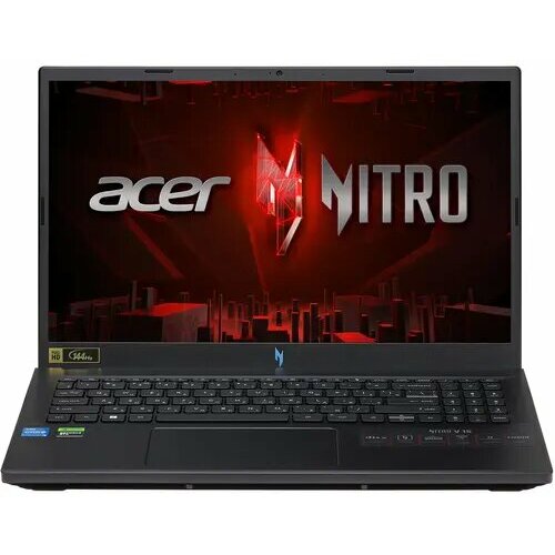 Ноутбук Acer Nitro V15 ANV15-51-526AFull HD (1920x1080), IPS, Intel Core i5-13420H, ядра: 4 + 4 х 2.1 ГГц + 1.5 ГГц, RAM 8 ГБ, SSD 512 ГБ, GeForce RTX 2050 4 ГБ, Win11 black [NH. QNACD.002]