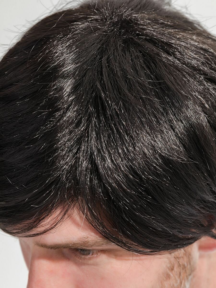 Парик мужской черно-коричневый — фото 1