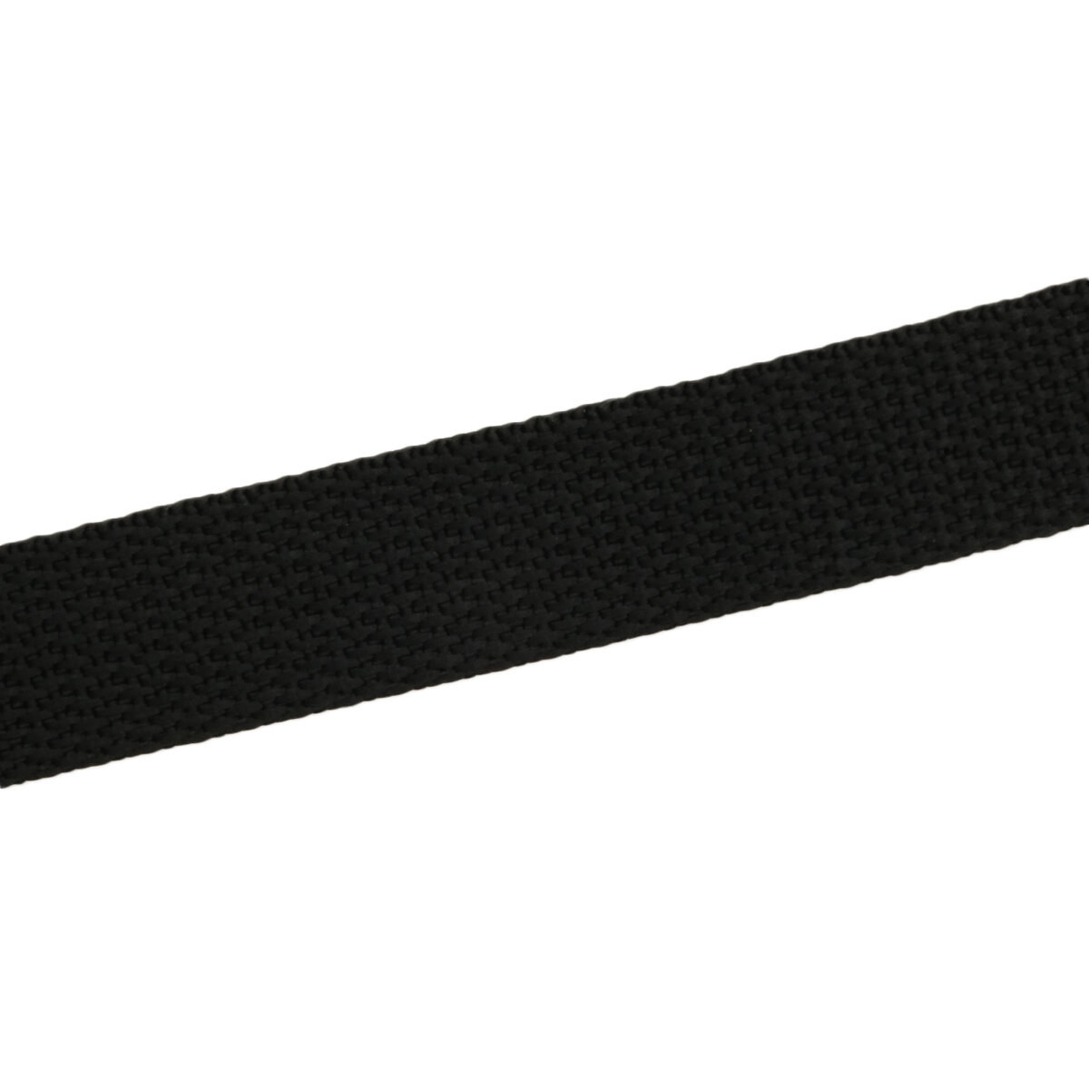 Стропа ременная 20 мм*50 м, черная, 11 г/м, 100% полиэстер, Айрис — фото 1