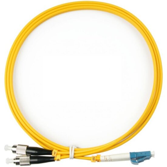 Патч-корд оптический Toplan , дуплексный, FC/UPC-LC/UPC, SM 9/125, 30 м, LSZH