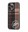 Чехол Mikwer Fang Luen для iPhone 15 Pro Plaid rice F01
