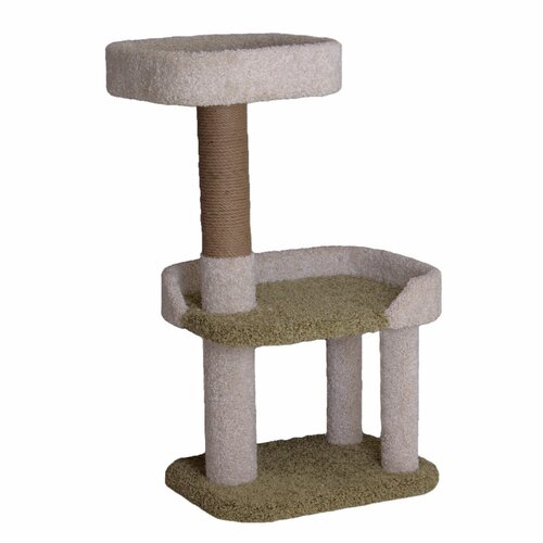 Когтеточка для кошек «Етк Зоо» комфорт 96 для кошек, 40*52*96 см, ковролин, джут