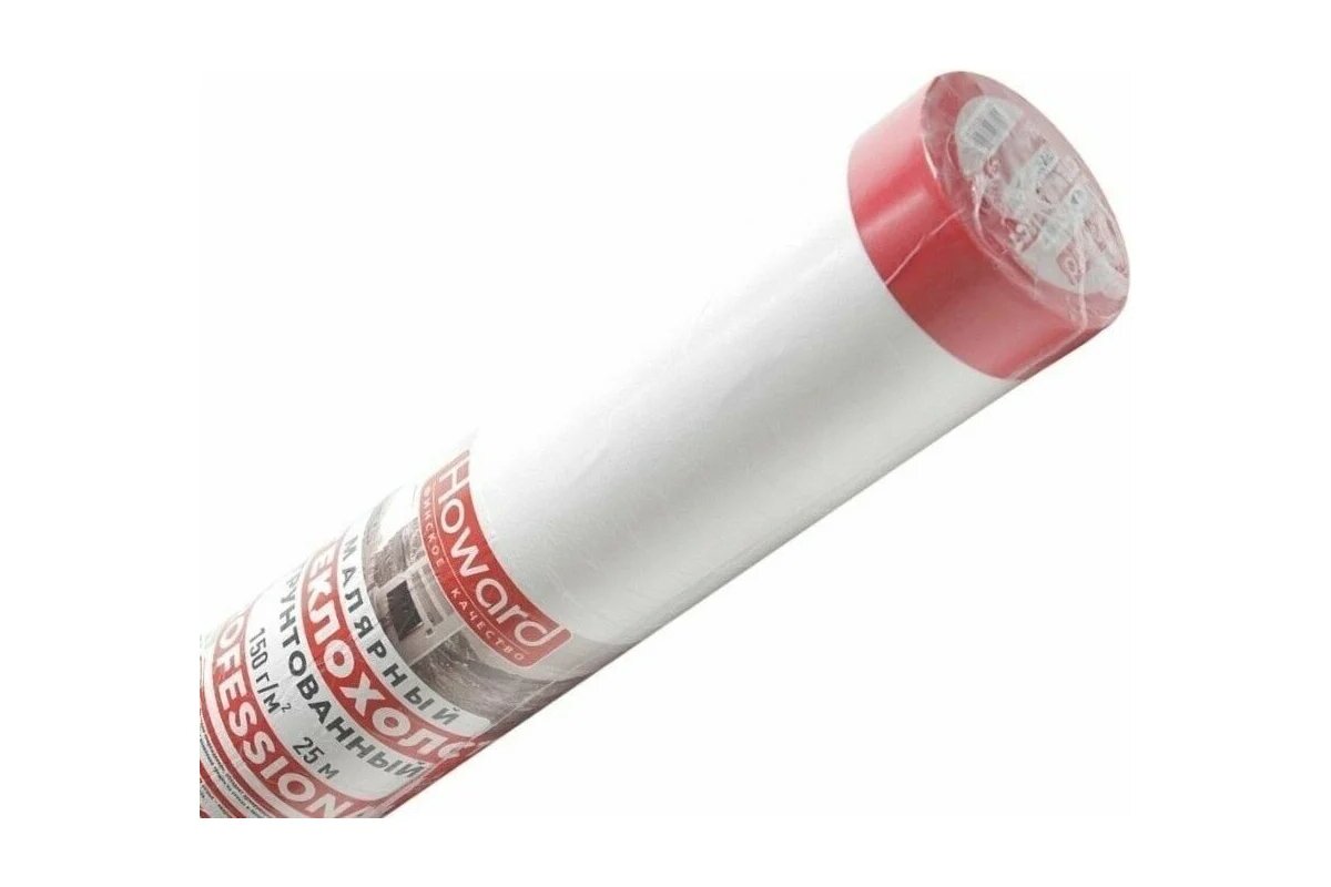 HOWARD Стеклохолст малярный Грунтованный Финское качкство 200г/м2 1м х 25м ЦБ-00003461