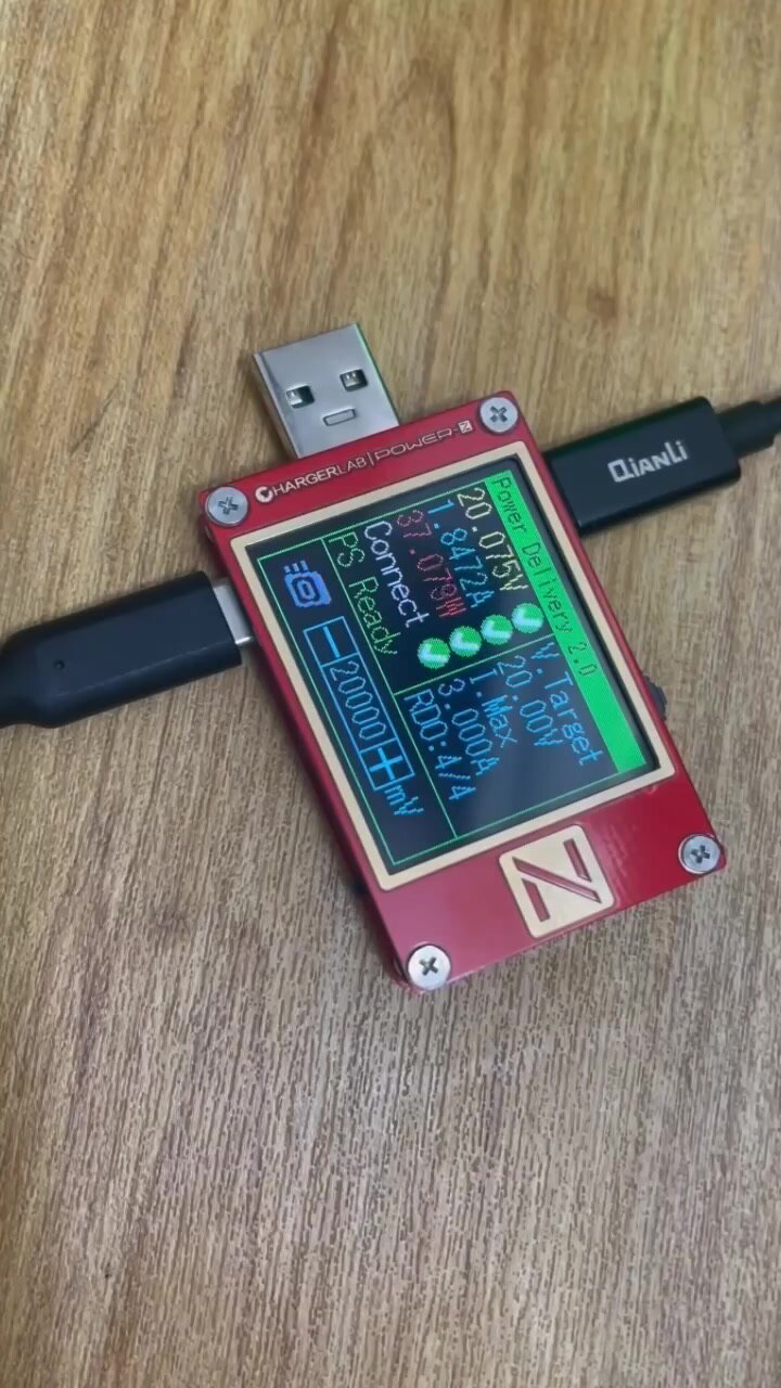 POWER-Z USB PD-тестер KM003C DIYPHONE, KM003C Type-C Input — фото 1