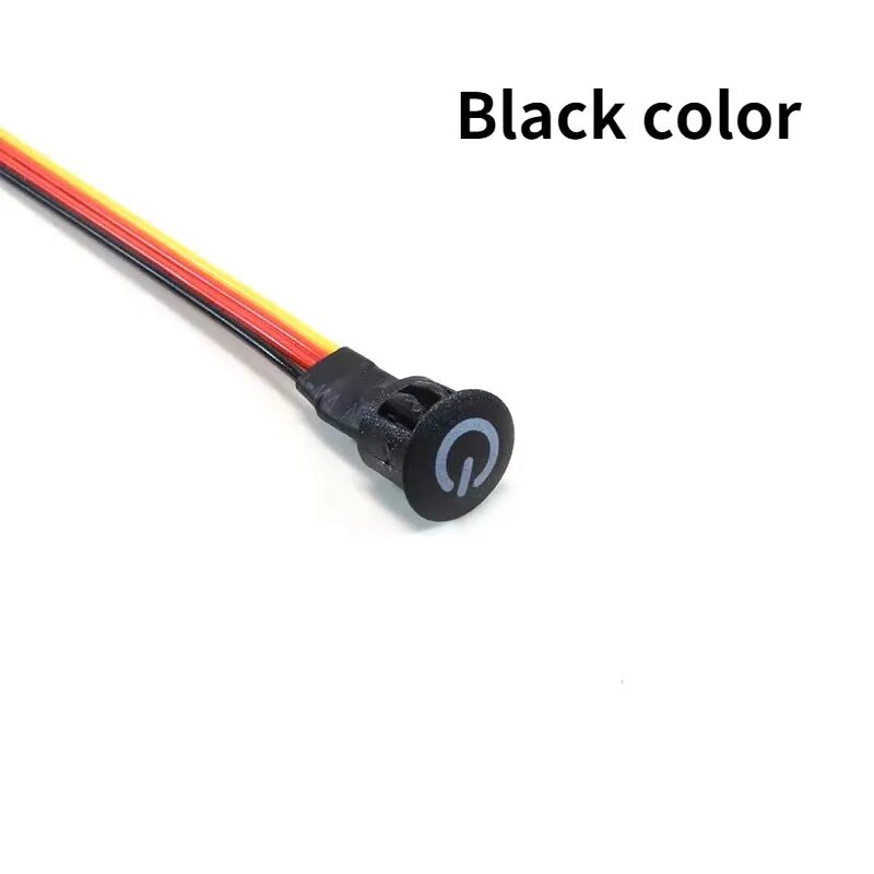 Сенсорный выключатель IKS для светодиодной ленты, Черный, Hole 10mm, 5-24v