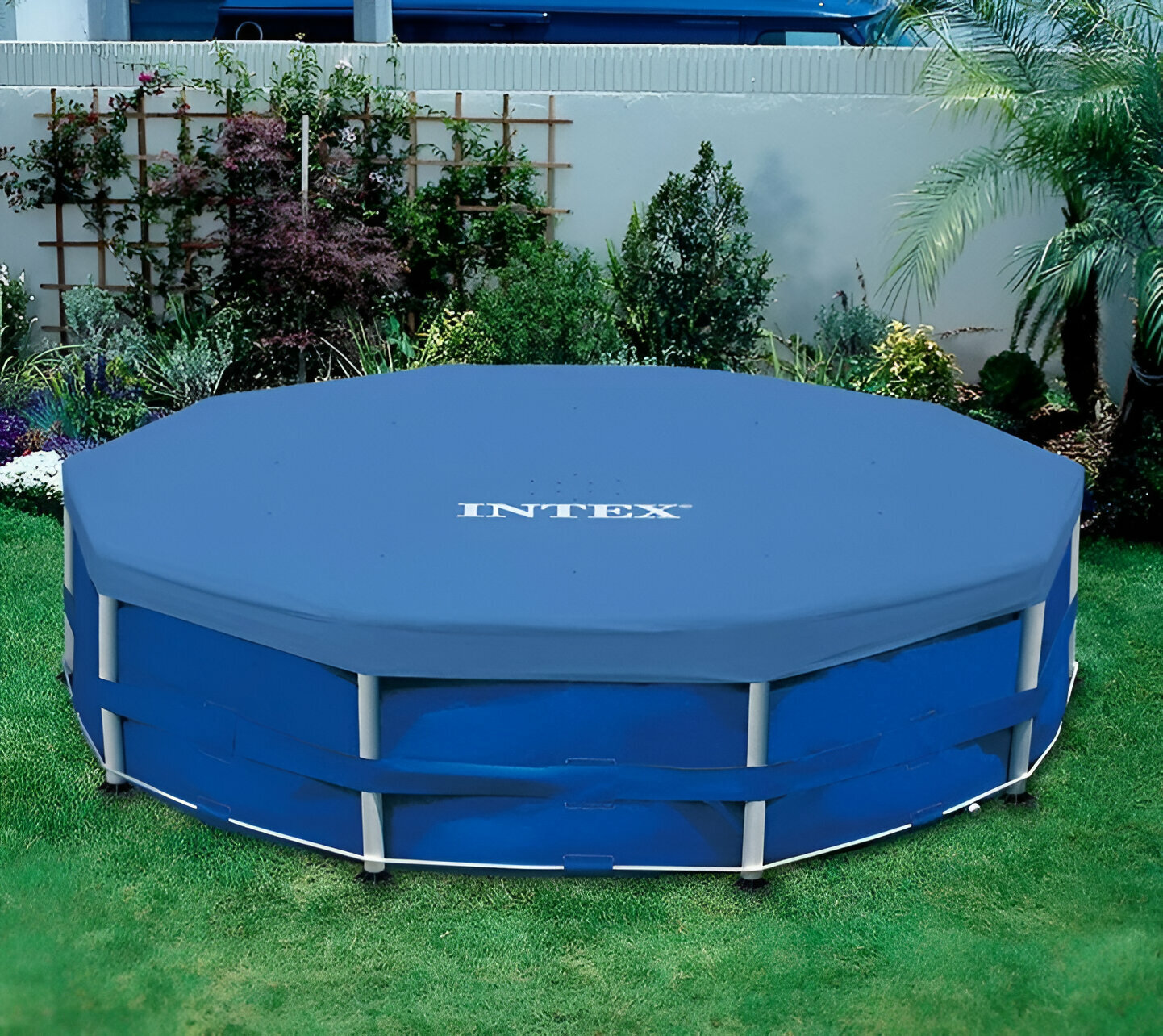 Тент 28032 для каркасных круглых бассейнов 457 см.