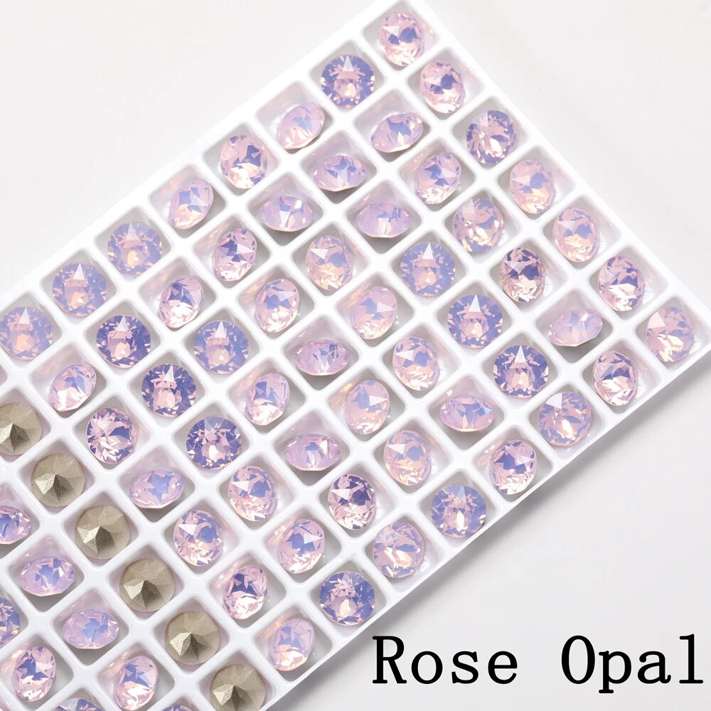 Стразы Rose Water Opal 8.1 мм