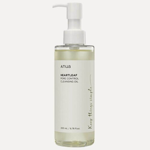 Изображение товара Гидрофильное масло для глубокого очищения пор Anua Heartleaf Pore Control Cleansing Oil, 200 мл