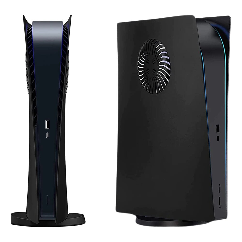 Лицевая панель черная для PS5 Digital Edition Digital Black Vent