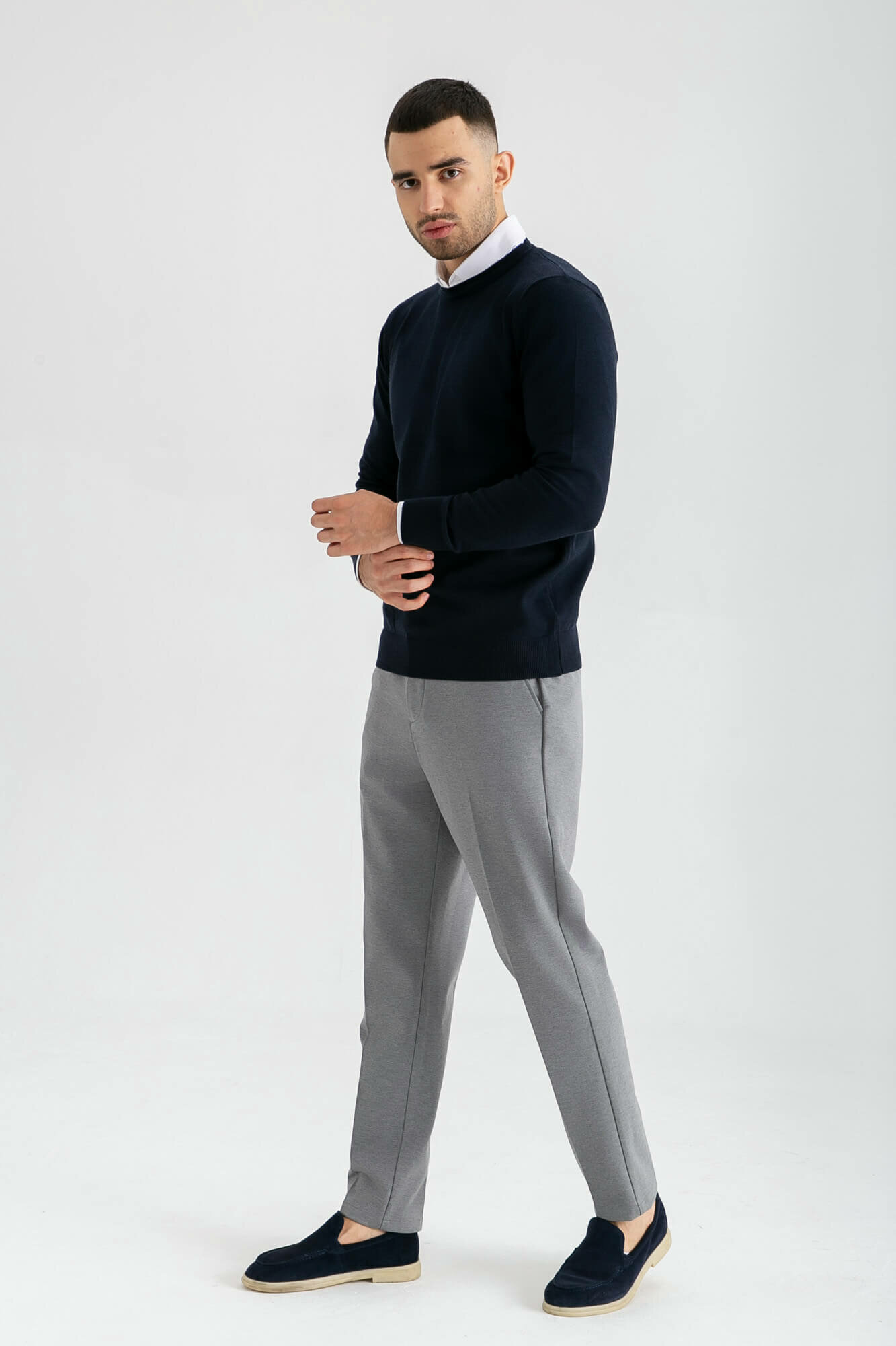 Брюки классические TERRA PRO, размер 33, grey — фото 1