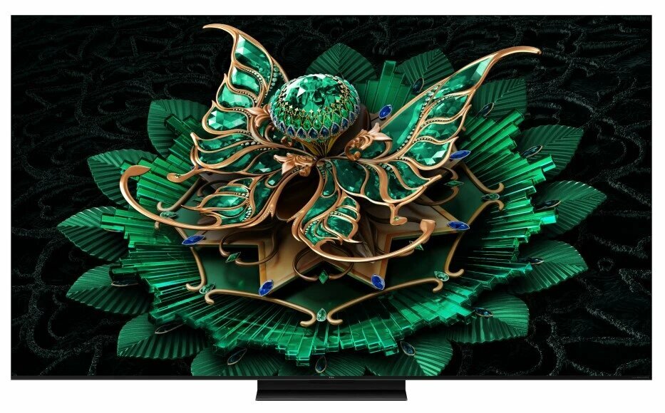 55" (139.7 см) LED-телевизор TCL 55C7K, Mini LED, QLED, 4K UltraHD, Wi-Fi, черный