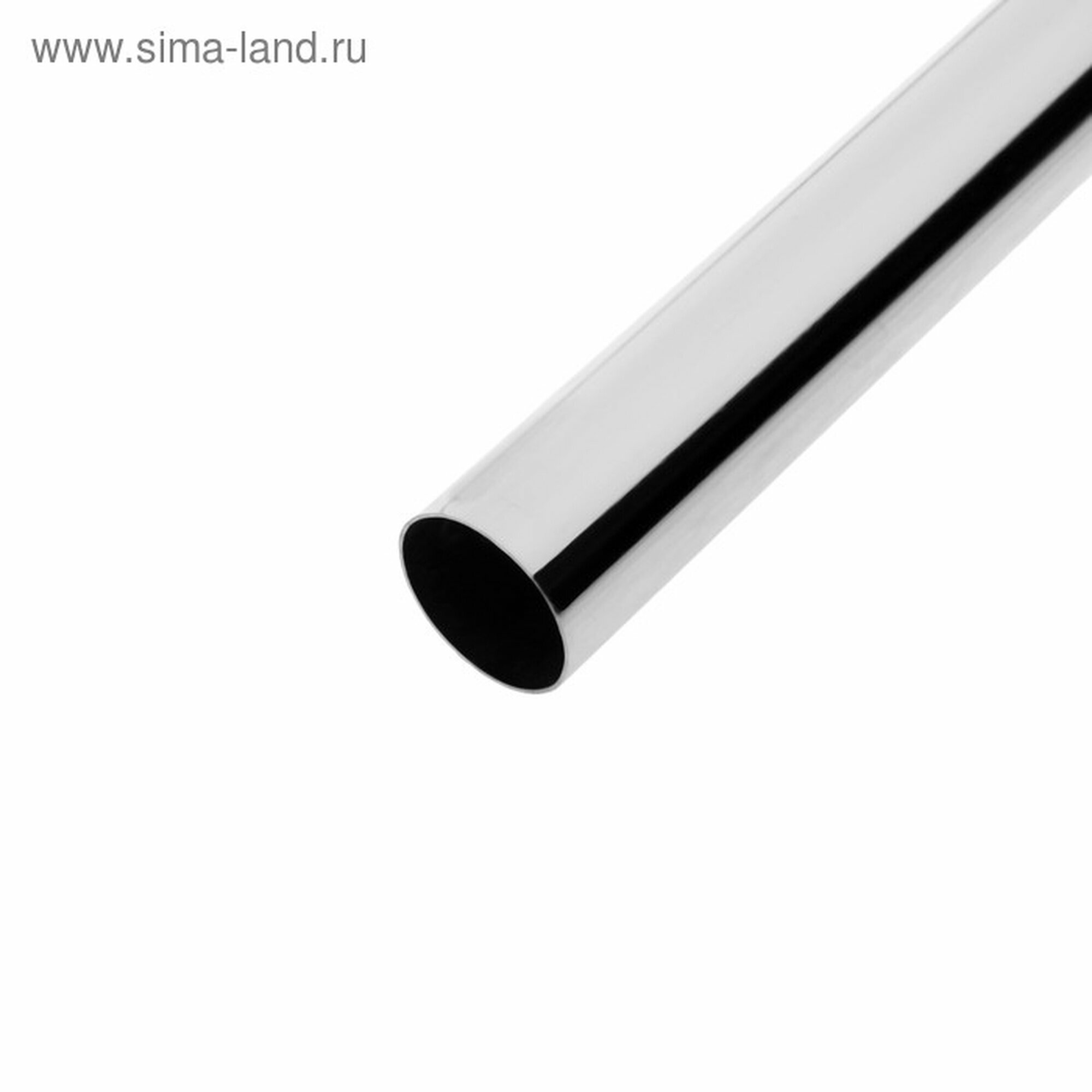 Труба тундра d=25 мм 0.7 мм L=1500 мм цвет хром