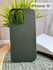 Чехол зеленый для IPhone 15 Leather Case с анимацией и функцией M...