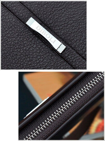 Кошелек , фактура гладкая, черный — фото 1