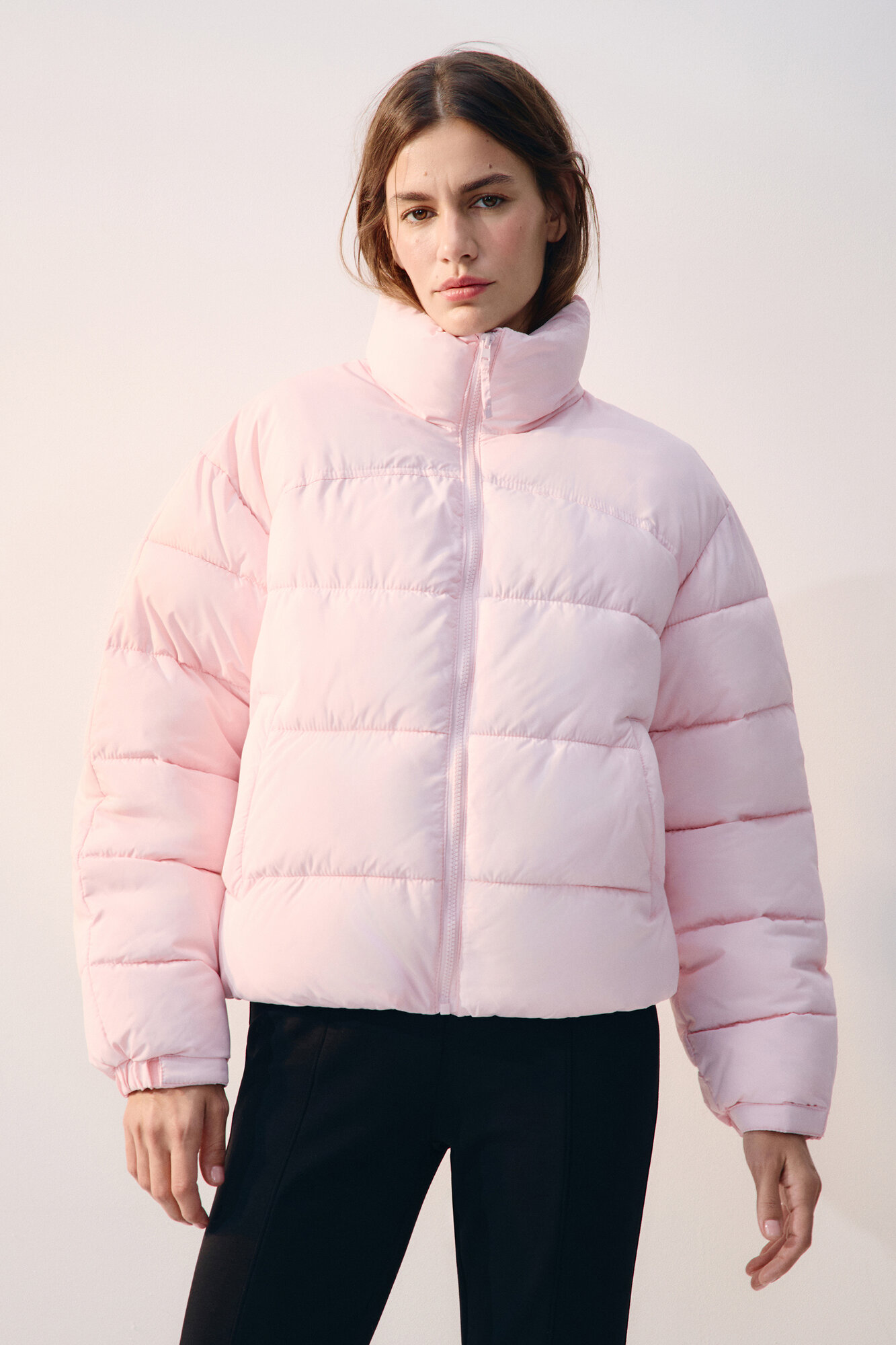 Куртка Befree Woman Mix&Match, размер XS, розовый — фото 1