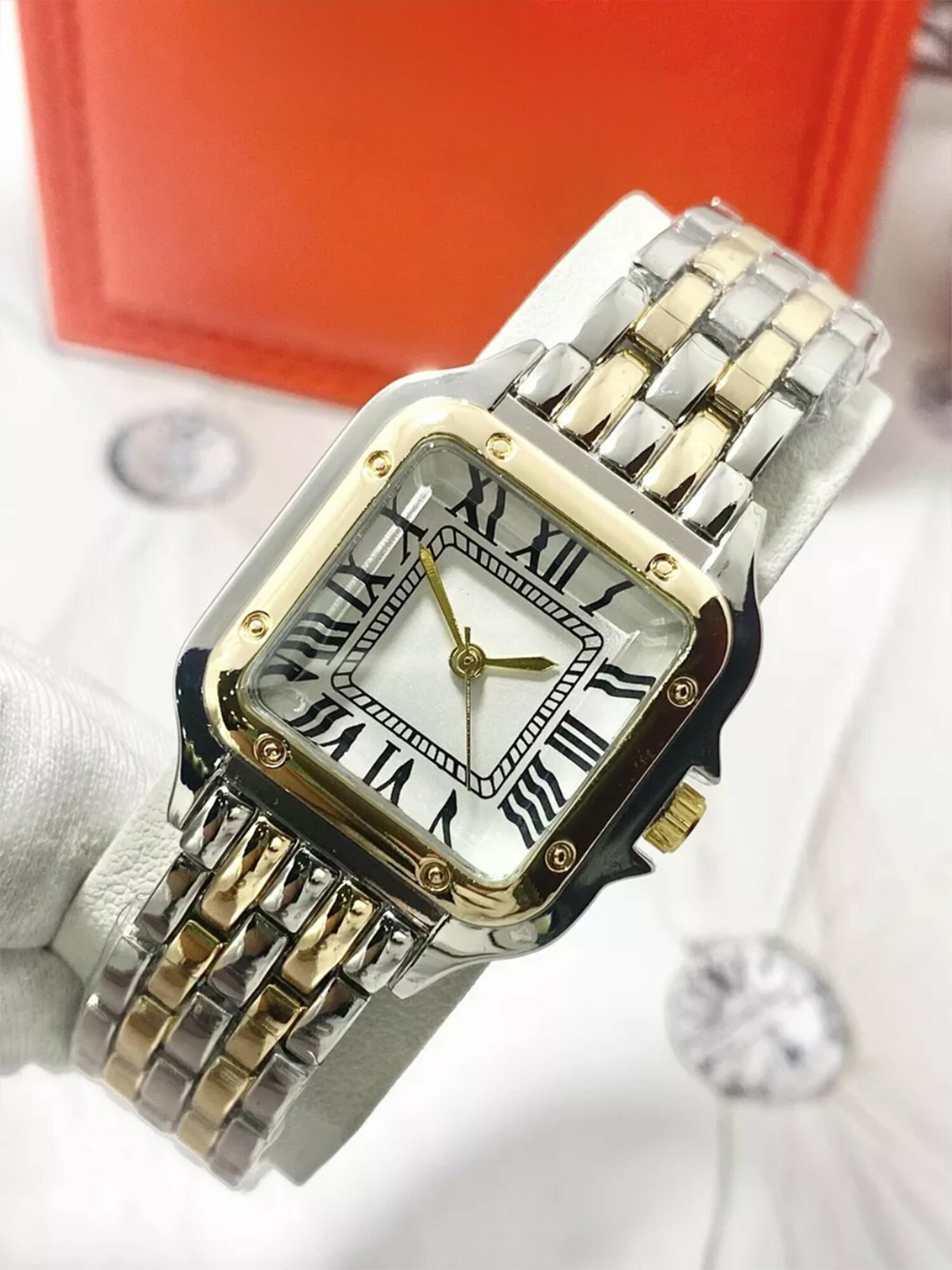 Наручные часы Cartier Классика, белый — фото 1