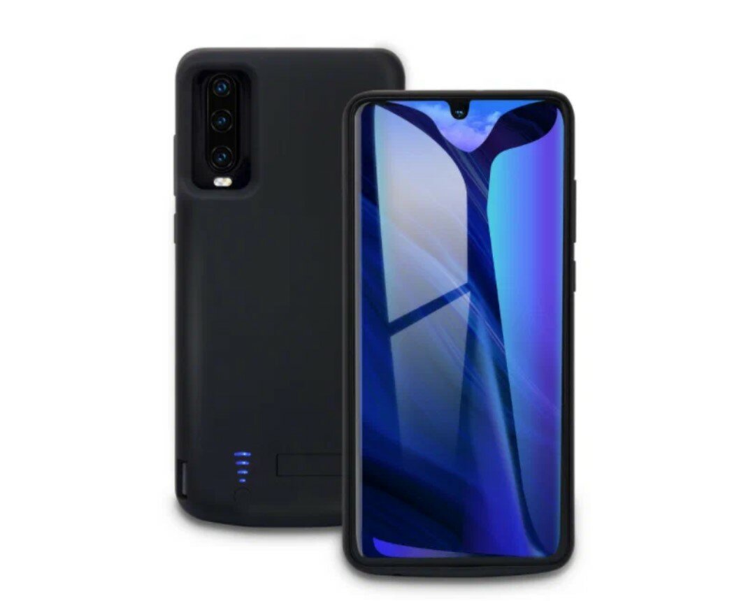Чехол MyPads для Huawei P30 Pro со встроенной усиленной мощной батарей-аккумулятором расширенной ёмкости 5000mAh